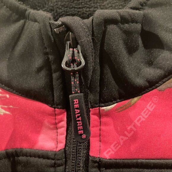 REALTREE Sz M Softshell Fleece Lined Jacket Sz M  (8-10) - Picture 3 of 10